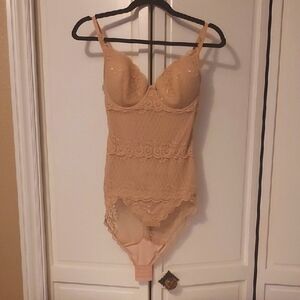Skinnygirl Solutions Shaper Teddy Camisole Size M Beige